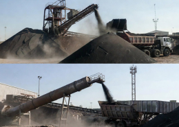 انتقال مواد پودری صنایع معدنی