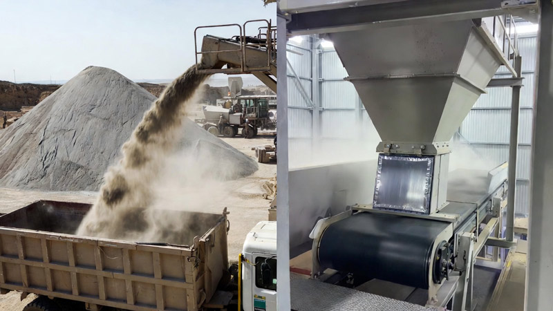 انتقال مواد پودری صنایع معدنی